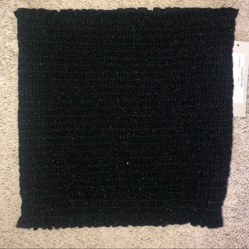 Black Sparkle Tube-Top